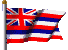 Flagge von Hawaii, USA